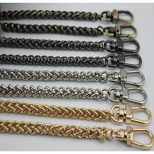 DIY bag accessories metal flat Messenger bags chain metal chain Luggage hardware accessories 120cm shoulder bag