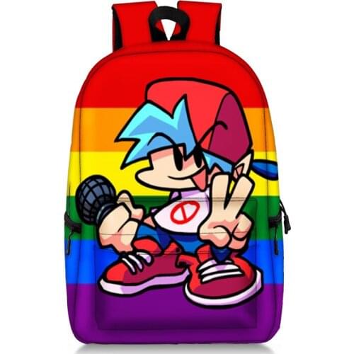 High capacity Friday Night Funkin Bag 3D Print Schoolbags Hot Game Backpack Men Women Anime Harajuku Teenager Laptop Book Bag