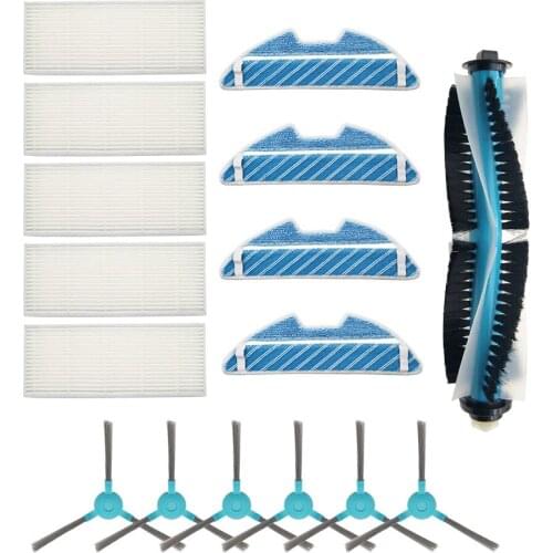 Vacuum Cleaner SpareAccessories Hepa Air Filter Mop Cloth Replacement Main Roller Side Brush Parts for Cecotec Conga1290 1390