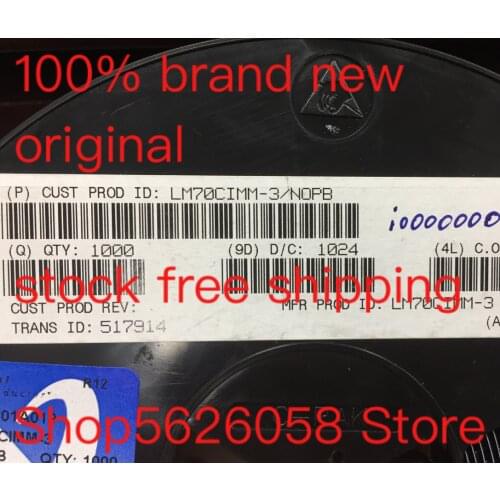 LM70CIMM-3/NOPB LM70CIMM-3 MSOP8 100% new original STOCK 20PCS-1000PCS/LOT