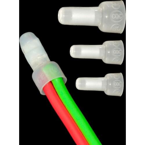 100 pieces CE1 CE2 CE5 for wire AWG 12-10 16-14 22-16 crimp closed terminal wire cap PA66 connector ZIF nylon crimp cap