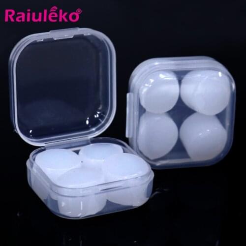 2 Box=8pcs Plasticity Anti-noise Sleeping Earplugs For Noise Reduction Travel Sleep Swimming Waterproof Soundproof Quiet Learn