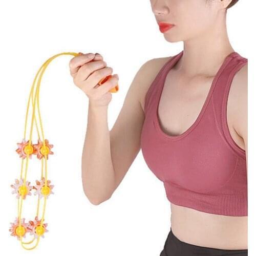 2021 Portable Rear Pull Roller Plastic Musle Massager Durable Massage Rope Household SSwell