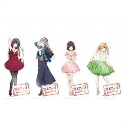 Anime Saekano: How to Raise a Boring Girlfriend Acrylic Stand Figure Model Table Decor Megumi Kato Sawamura Spencer Eriri