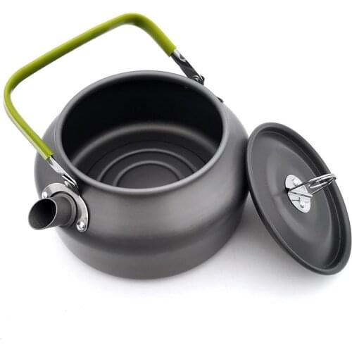 0.8L 1.2L 1.1L 1.6L Outdoor Teapot Water Bottle Aluminum Alloy Cookware Camping Cooking Picnic Tableware Kettle Pot