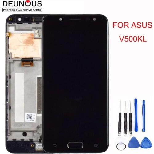 For ASUS V500KL LCD Display Touch Screen Digitizer Assembly For Asus ZenFone V Live V500KL LCD With Frame Replacement Parts