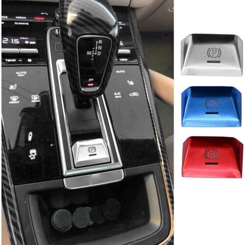 For Porsche-Cayenne Panamera 2018-2020 Car Parking Brake Handbrake Decoration Cover P Button Sticker