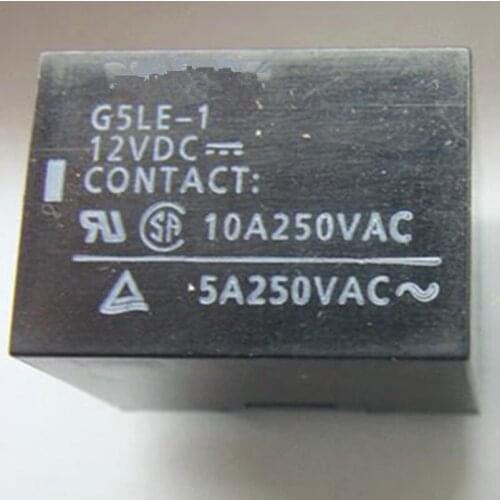 G5LE-1-12VDC G5LE-1-12V G5LE-1 12VDC 10A 12V 5PCS