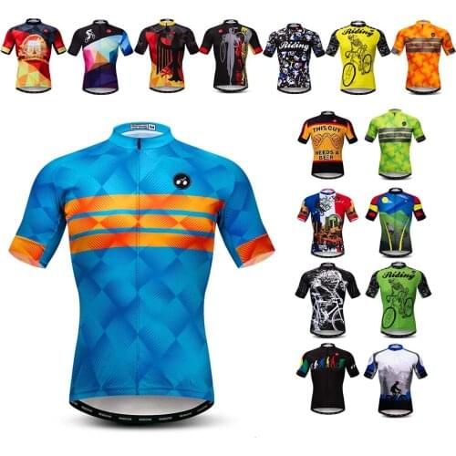 JPOJPO Cycling Jersey Men 2021 Summer Short Sleeve Cycling Clothing Maillot MTB breathable Bike Shirts Top Bicycle Jersey