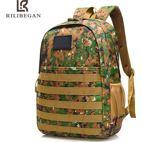 Camouflage Backpack Men Large Capacity Army Military Tactical Backpack Men Outdoor Travel Rucksack Bag Hiking Camping Backpack