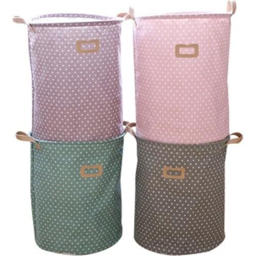 Laundry Basket Kids Toys Organizer Bucket Foldable Laundry Basket Clothes Storage Bag Home Sundries Storage Holder Barrel