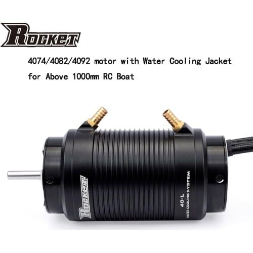 Rocket 4074 4082 4092 1900KV 1600KV 1520KV 1250KV 2250KV 1700KV Brushless Motor Water Cooling Jacket for 1000mm(or Above) RC Car