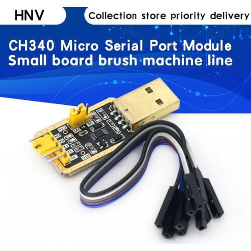 CH340 Mini serial port module of PL2303 , CH340E RS232 to TTL module upgrade USB to serial port in nine Brush small plates