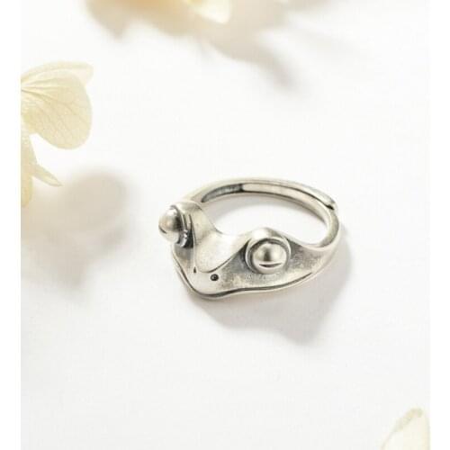 Fashion Retro Creative Art Design Ring Opening Adjustable Size Unisex Female Personality Ring Ladies Jewelry Gift Party Ring