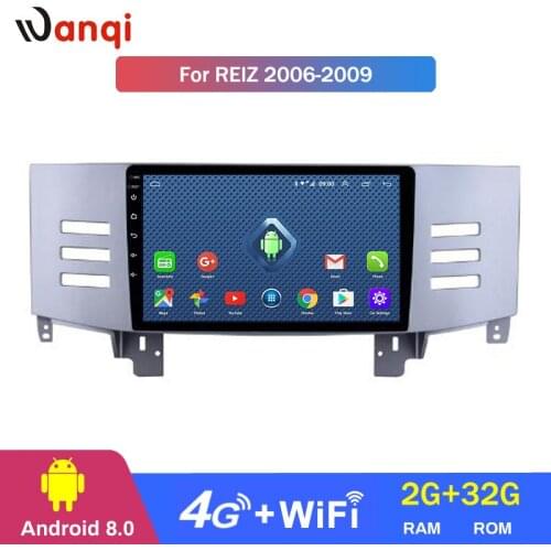 4G Lte All Netcom 9 Inch Full Touch Android 8.0 Multimedia System Car GPS Navigation for toyota reiz 2005-2009 support swc wifi