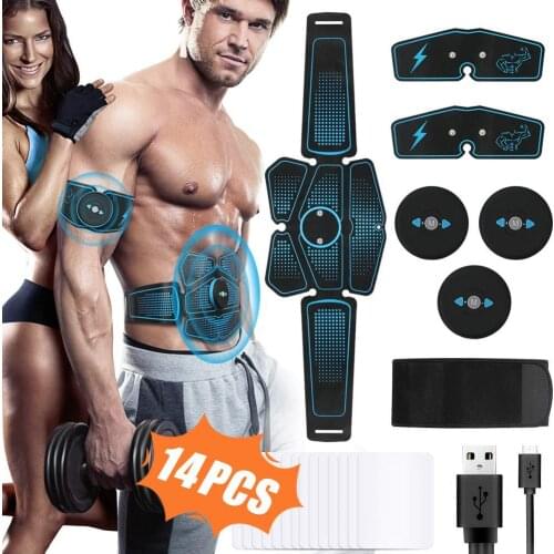 Abdominal Trainer Belly Contracting Instrument Sticker Fitness Belt Household Equipment Display Screen 8 Yuan Abdominal Stickers