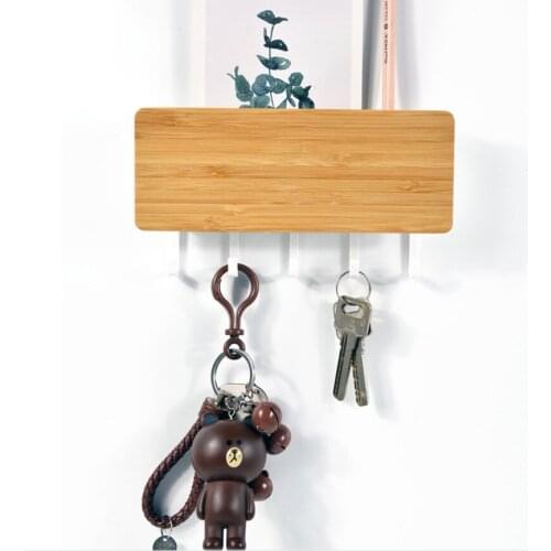 Home Entrance Door Key Rack Storage Wall Hook Free Perforation Wall Hook Creative Rack Behind The Door Bathroom Towel Rack