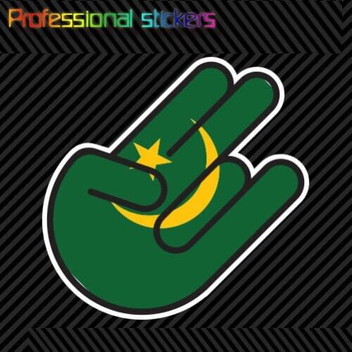 Mauritanian Shocker Sticker Die Cut Decal Self Adhesive Vinyl Mauritania MRT MR Stickers for Motos, Cars, Laptops, Phone