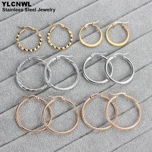 YLCNWL Earrings Rings