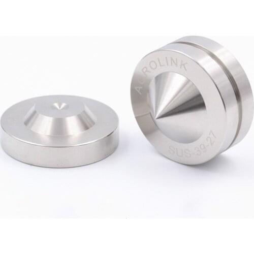 1 set Speaker Spike Pad HifI Audio Shock Absorber For Power Amplifier CD Player 39MM Speaker Stand Stainless steel High Quality