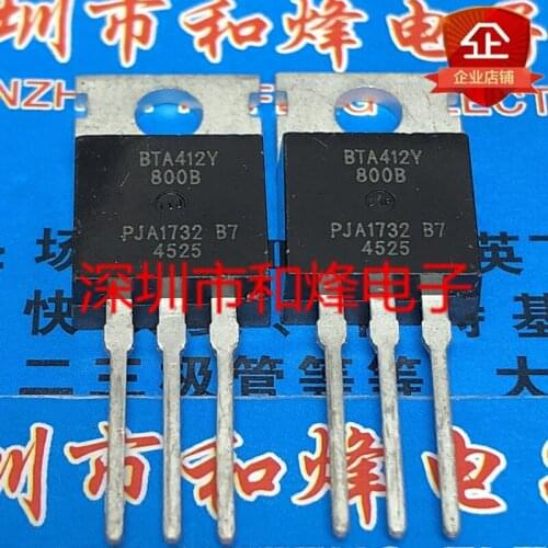 10PCS BTA412Y-800B TO-220 600V 12A 100% New&original