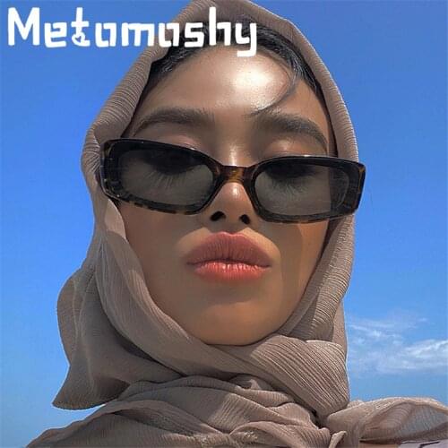 2020 Square Sun Glasses Luxury Brand Vintage Retro Sunglasses Men Women Rectangle Sunglasses Retro Oculos Lunette Soleil Femme