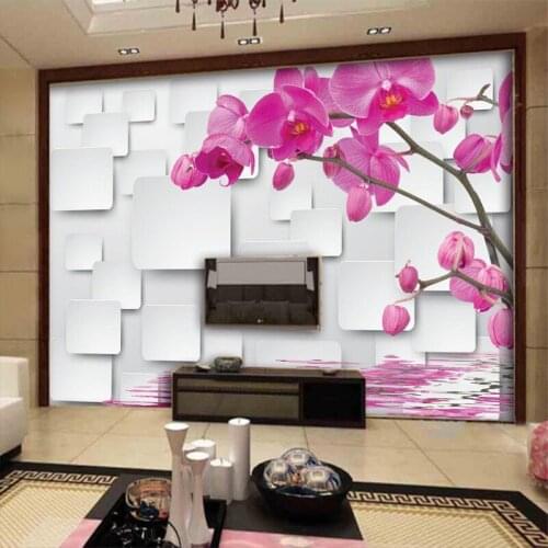 Beibehang Custom photo 3D stereoscopic TV background 3d mural wallpaper for walls 3 d papel de parede adesivo papier peint