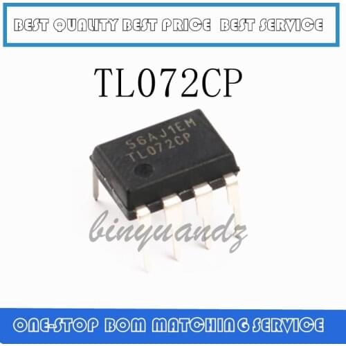 50PCS TL072CP DIP8 TL072 DIP TL072CN DIP-8
