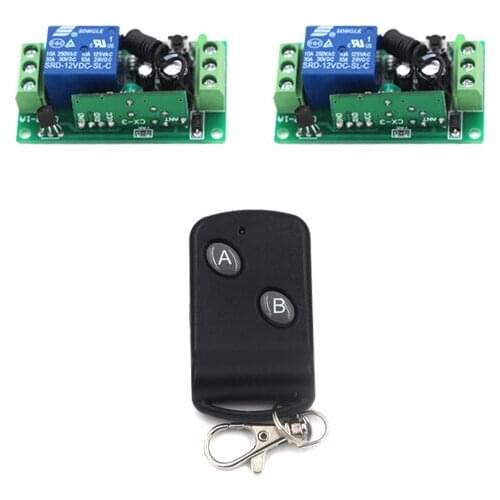 DC 9V 24V Wireless Remote Controller 1CH 10A Relay Receiver Remote ControL Switch Systerm 315/433Mhz