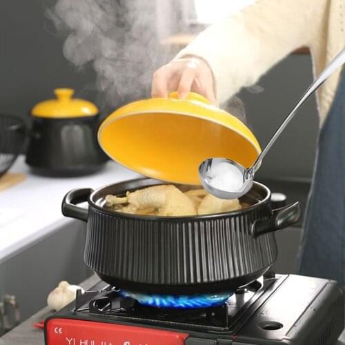 Kitchen Stainless Steel Large Soup Scoops Thickened Long Handle Cooking Scoop Ramen Rice Spoon Soup Ladle Catering Tableware