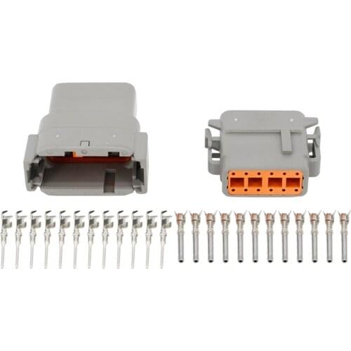 Deutsch Series DTM04-12P/DTM06-12S 12 Pin Automotive Male And Female Connector Waterproof Plug Sheath With Terminal Car Part