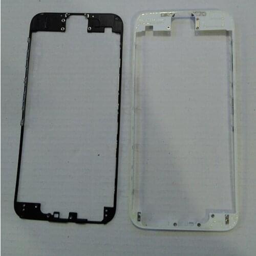 Hot 100pcs/lot Front Bezel LCD bracket for iPhone 6 6g 4.7'' Middle Frame Housing Parts Black White with Glue( Not 3M sticker)