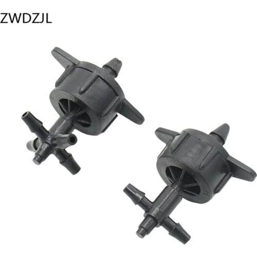 Greenhouse drip irrigation 2L 4L 8L DRIPPERS water debit Pressure Compensating Emitter 2-way 4-way cross water splitter 10PCS