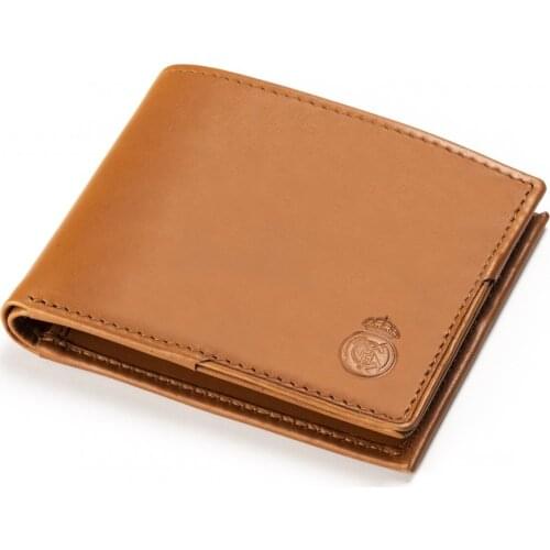 Leather Wallet and Card Holder Black Real Madrid