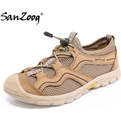 Summer Breathable Men Outdoor Trekking Sneakers Hiking ShoesTreking Tracking Trecking Buty Trekingowe Meskie