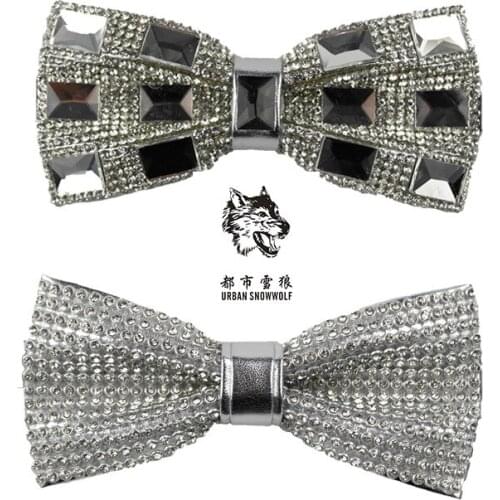 Fashion Diamonds Elegant Gentleman Bow Ties Butterfly Wedding Party Bow Ties Butterfly Noble Original Design Bow Tie