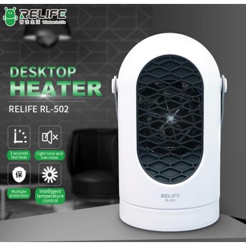 RL-502 Fast Hheat Desktop Heater Mini Fan Heater Intelligent Temperature Control Household Heating Stove Radiator Warmer Machine