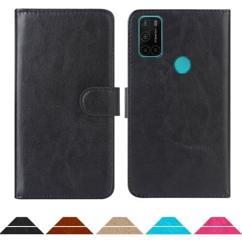 Luxury Wallet Case For Vsmart Joy 4 PU Leather Retro Flip Cover Magnetic Fashion Cases Strap