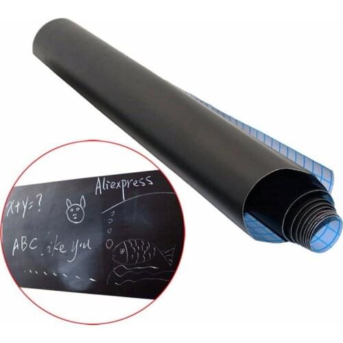 200X45cm Erasable Wall Sticker Chalkboard Sticker Removable Blackboard Wall Stickers Mural for Kids Rooms Decal