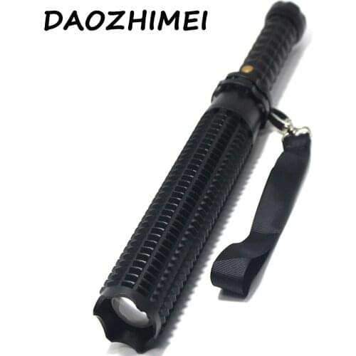 Led flashlight 2000 lumens Q5 Self defense Tactical light Police flashlights Give 18650 battery Home Car-charger