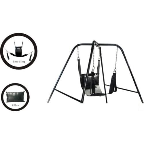 Top Quality Two Layers Leather Sling Sex Hammock Sex Swing Chair Leather bed Hammock and Pillow Adult Game Sex Toy,320