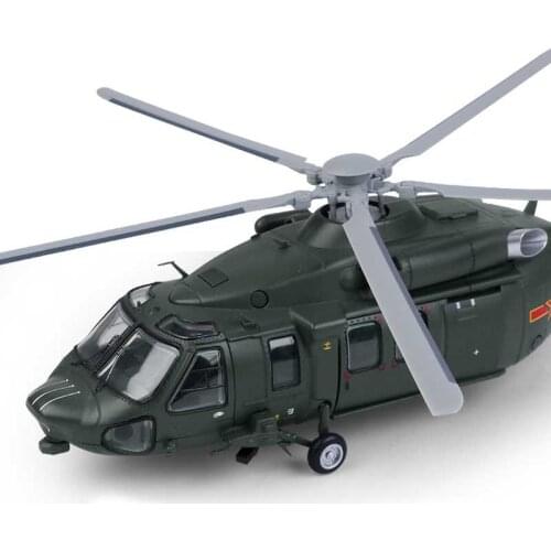 1/55 Scale Gunship Military Aircraft Model Z-10 Z-20 Simulation Alloy Metal Model Military Fan Collection Decoration Gift