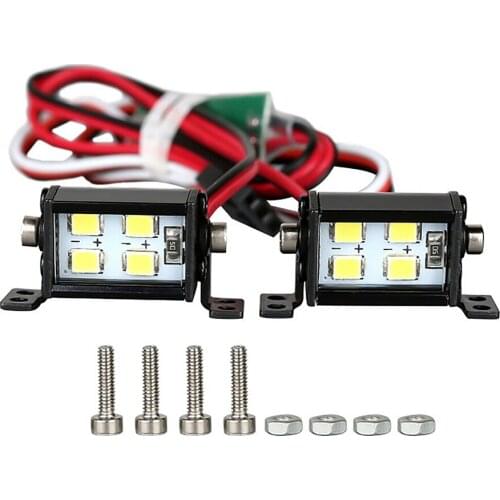 1Pcs LED Light highbright Roof Lamp for 1/10 SCX10 TRX4 D90 90048 CC01 RC Car Parts General Purpose Mini Short Spotlight