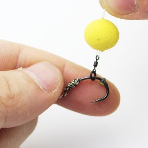 20PCS Carp Fishing Hook Ring Swivel with Ring Quick Change Swivels for Carp Fishing Accessories Fishing Terminal Tackle Pesca