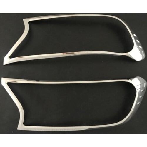 2017 For Ford Everest 2016 Accessories ABS Chrome Headlights Cover Parts Trim For FORD Everest 2016+ New Decorative accessories