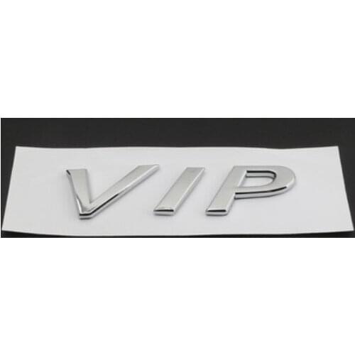 3D Auto Modified Metal Luxury VIP Car Trunk Side Seal Decal Sticker Badge Car Accessories