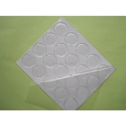 Free Shipping by DHL 1 inch 25.4mm Clear Round 3D Dome Stickers Round Epoxy Stickers Dome Resin self Adhesive Stickers