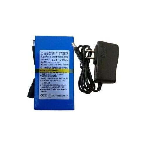 Free shipping 12V 6A 10000mAh lithium battery small toy car motor pump special battery with 1pcs charger