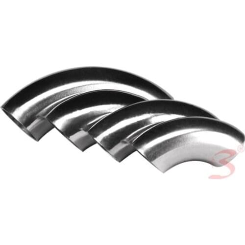 Free shipping OD 38mm 1.5'' Sanitary Weld Elbow Pipe Fitting 90 Degree Stainless Steel 304