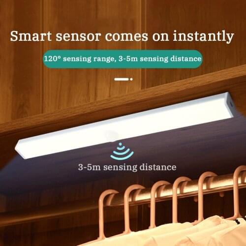 Wireless LED Motion Sensor Light Cupboard Wardrobe Bed Lamp LED Under Cabinet Night Light For Closet Stairs Kitchen Bedroom